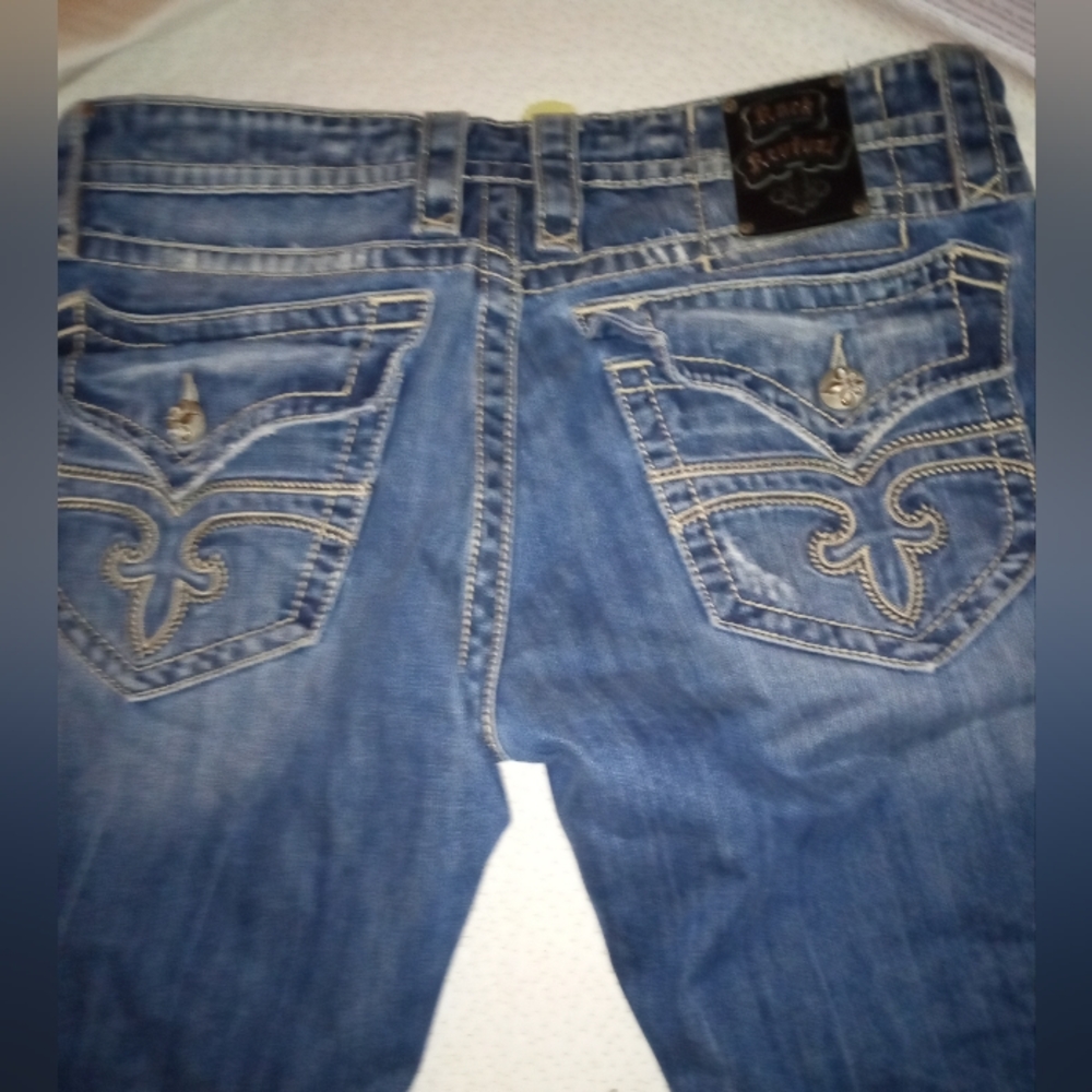 Rock Revival Jeans Mens 34